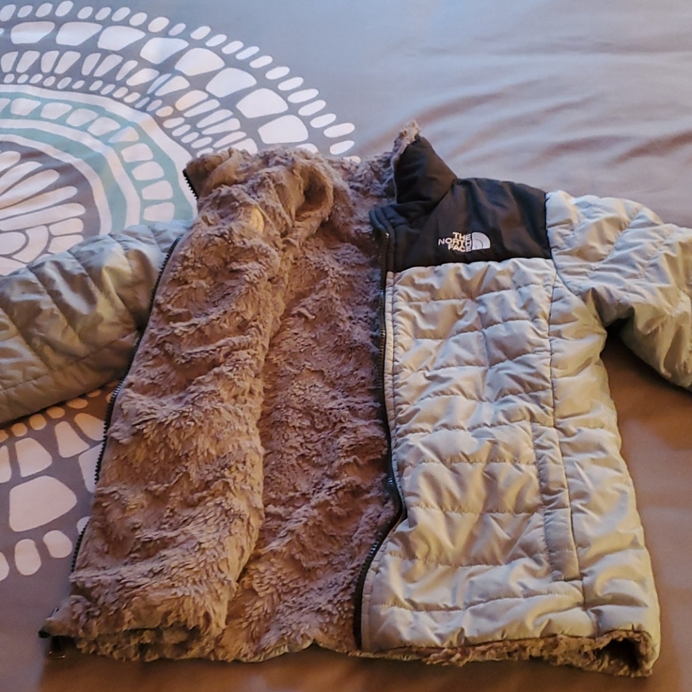 girls The North Face reversible jacket
